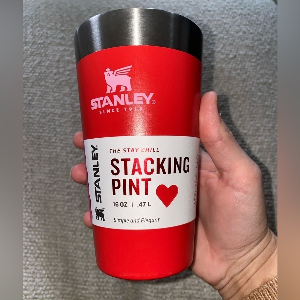Stanley 16 oz Adventure Stainless Steel Everyday Stacking
Pint Cup Target Red